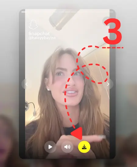 Watching snapchat spotlight content